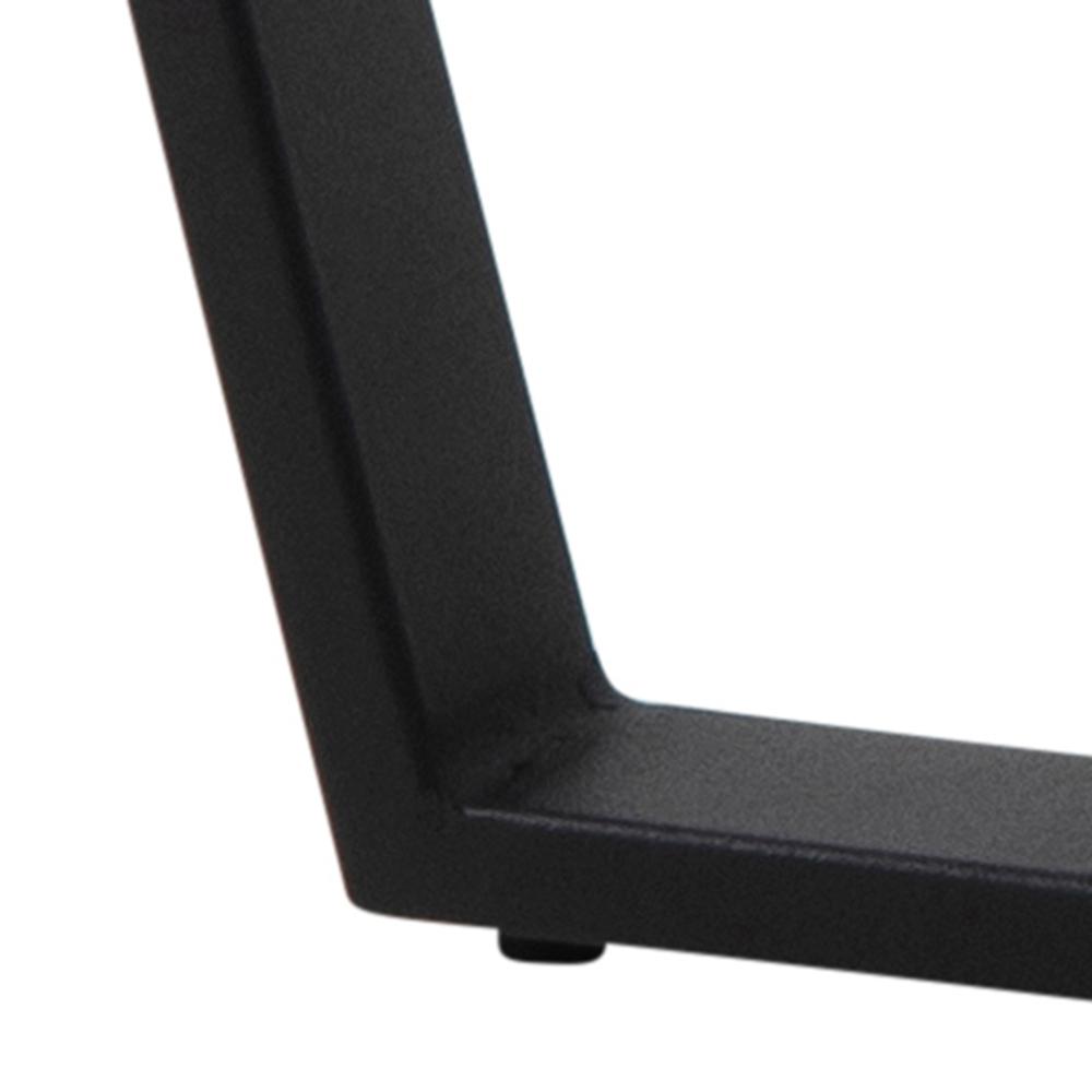 Table basse noire sculptée Rynna