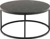 Table basse ronde noire Nerra