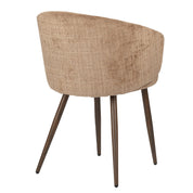 FANNUR PTP Luna Chair Set: Elegant Minimalist Design in Caramel