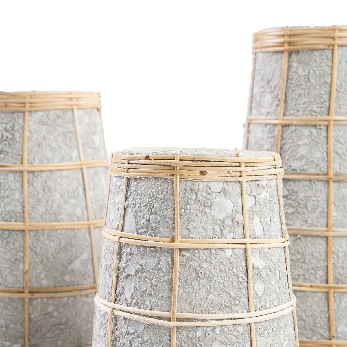 Handcrafted Luxury Concrete Vase - Timeless Artisan Design
