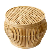 Handcrafted Bamboo Side Table - A Timeless Luxury Statement