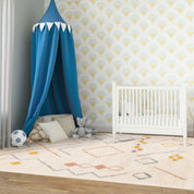 Luxurious Handmade Children's Carpet, Timeless Artisan Design