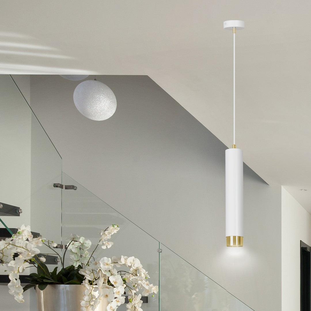 LYONN 1 White Gold Pendant Lamp