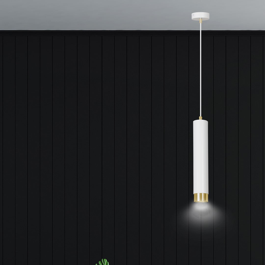 LYONN 1 White Gold Pendant Lamp