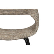Elegant Hand-Finished Whale Chair Set in Neutral Tones