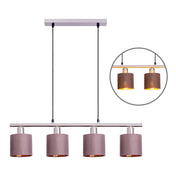 Lampe suspendue de luxe artisanale à finition satinée naturelle