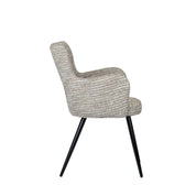 Elegant Hand-Finished Wing Chair Set with Organic Textures
