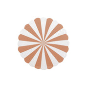 Candy Swirl enamel stool, black & white