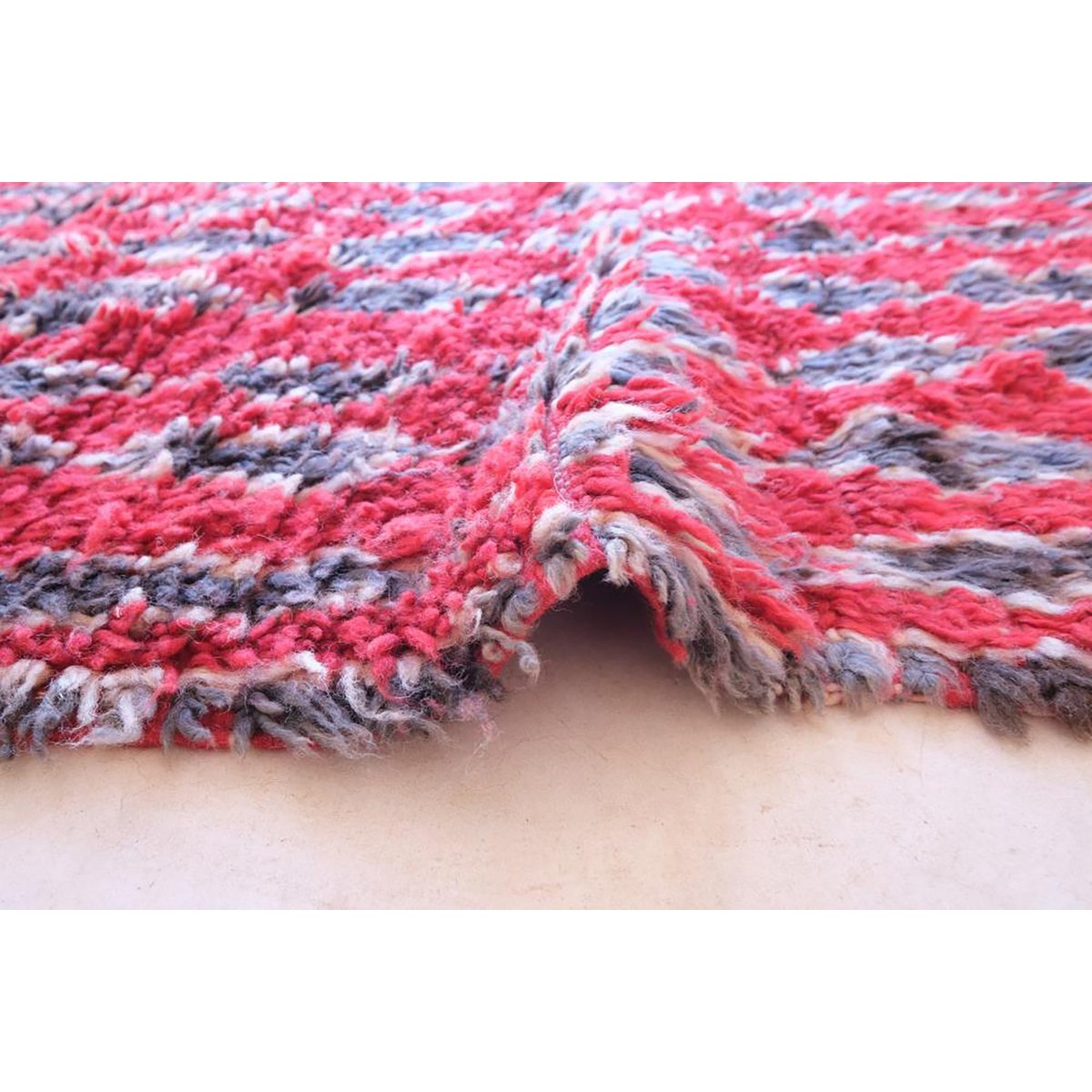Timeless Artisan Crafted Luxury Moroccan Wool Carpet 86 x 241 cm