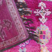 Timeless Luxury Handmade Moroccan Berber Wool Carpet 202x424