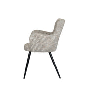Elegant Hand-Finished Wing Chair Set with Organic Textures