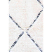 Timeless Luxury Handmade Moroccan Berber Wool Carpet 136x213cm