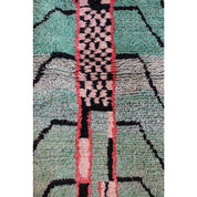 Timeless Handmade Berber Wool Carpet in Premium Design 81x294 cm