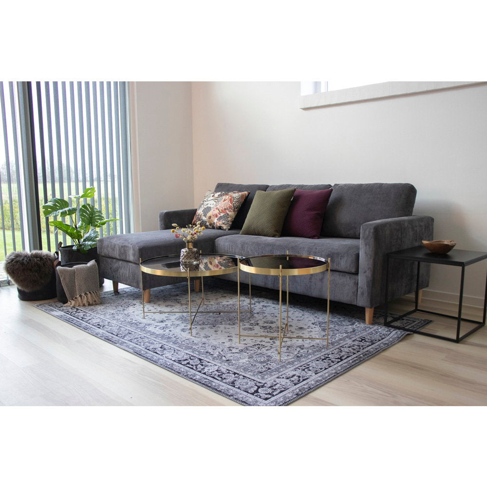 Vita Side Table - Side table, black, black frame 45x45x45 cm