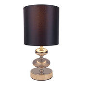 Lampe de table de luxe artisanale en noir - Design intemporel d'artisan