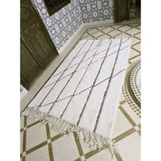 Luxury Handmade Beni Ouarain Rug - Timeless Artisan Design