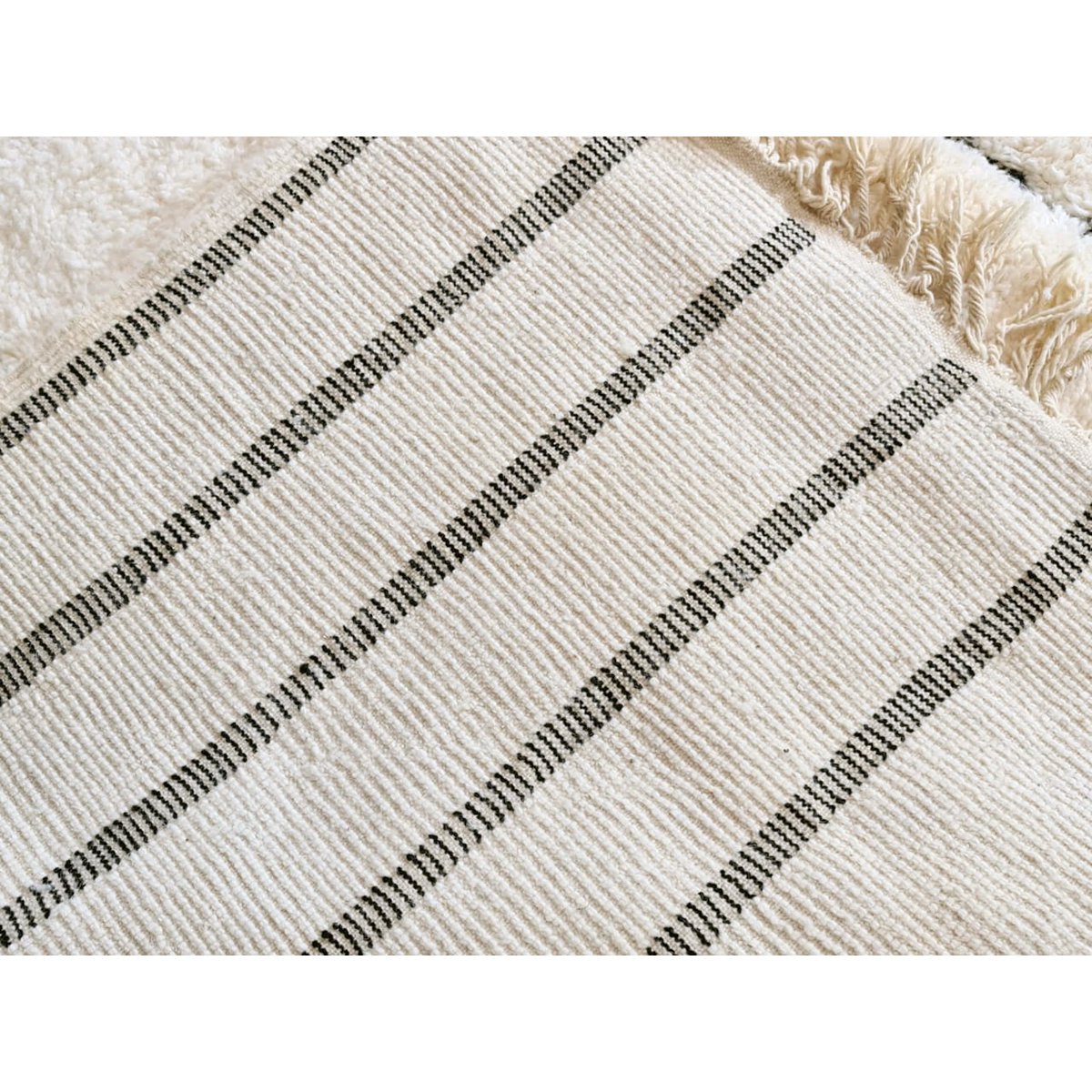 Handcrafted Luxury Berber Rug in Timeless Khémisset Design