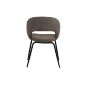 Elegant Taupe Rainbow Chairs - Hand-Finished Artisanal Design