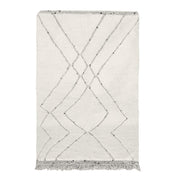 Luxury Handmade Beni Ouarain Rug Crafted from Natural Wool