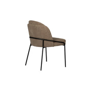 FANNUR PTP Refined Brown Fjord Chairs, Sculptural Elegance