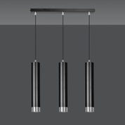 LYONN 3 Black Chrome Pendant Lamp