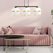 LUNOR 3 White Gold Pendant Lamp