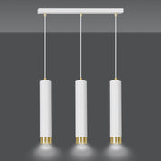 LYONN 3 White Gold Pendant Lamp