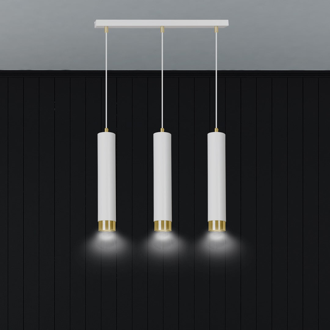LYONN 3 White Gold Pendant Lamp