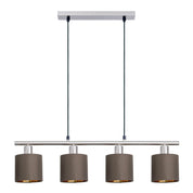 Handcrafted Luxury Pendant Lamp in Natural Satin Finish
