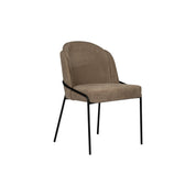 FANNUR PTP Refined Brown Fjord Chairs, Sculptural Elegance