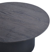 Table basse en chêne foncé Noirline