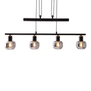 Handcrafted Luxury Pendant Lamp in Premium Smoke Glass Design