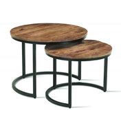 Table d'appoint Vera en bois de manguier