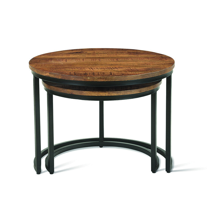 Table d'appoint Vera en bois de manguier