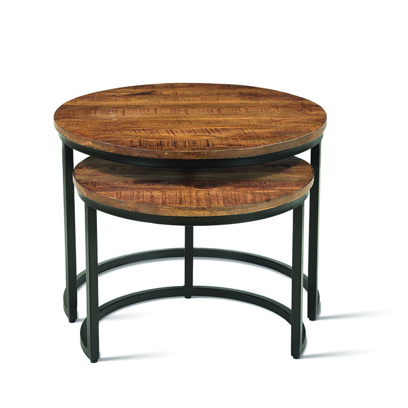 Table d'appoint Vera en bois de manguier