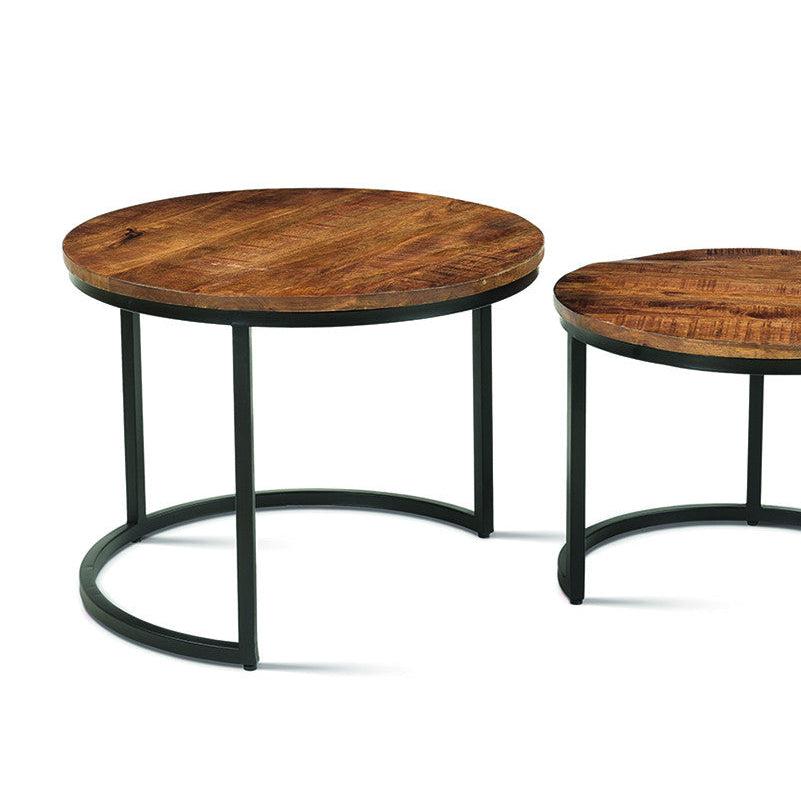 Table d'appoint Vera en bois de manguier
