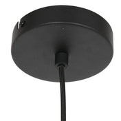 Lampe suspendue en métal noir/doré Aurelia