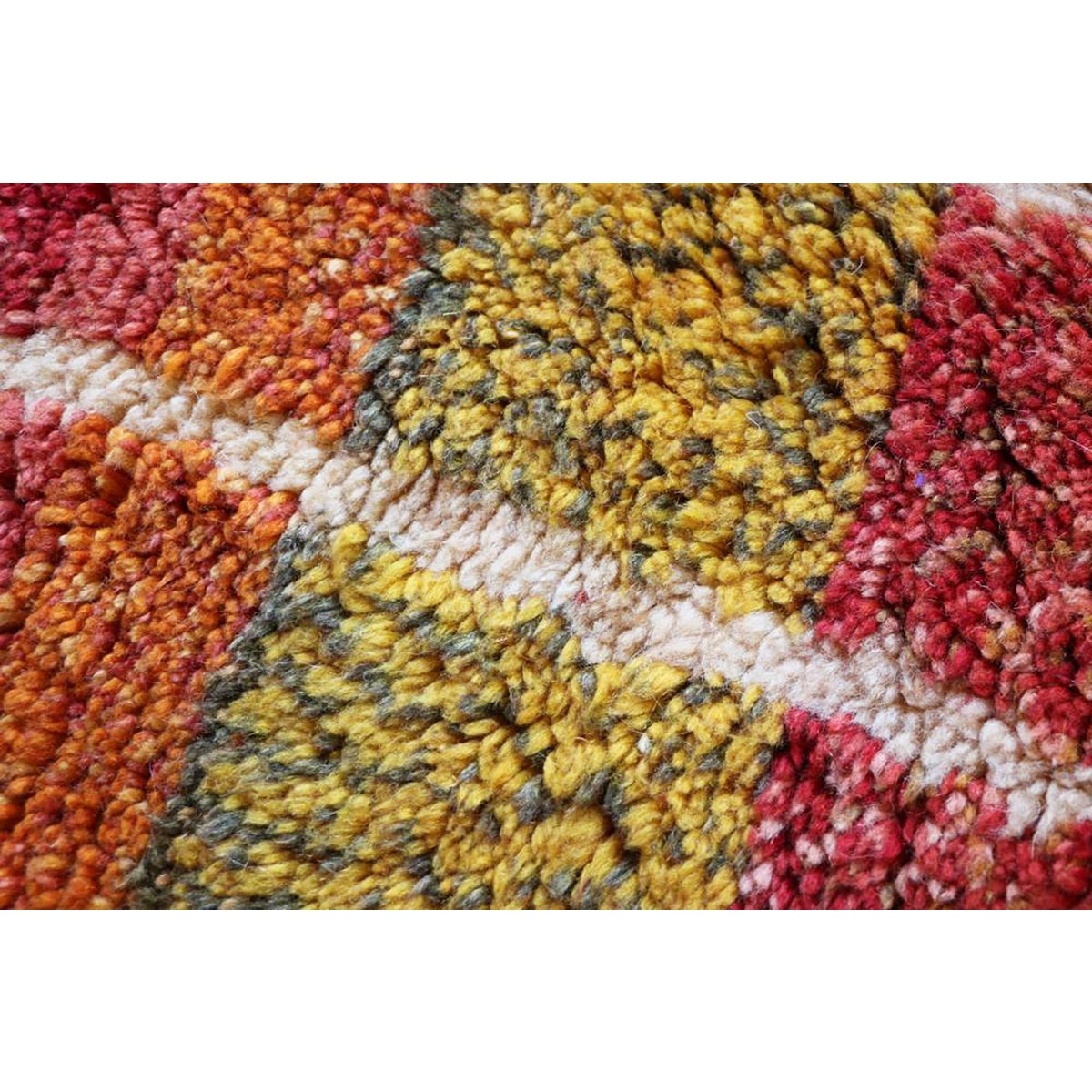 Handcrafted Moroccan Berber Carpet in Wool Design