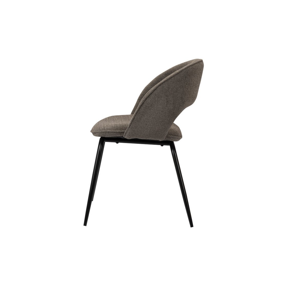 Elegant Taupe Rainbow Chairs - Hand-Finished Artisanal Design