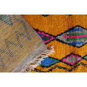 Handcrafted Luxury Berber Wool Carpet in Timeless Design 76x339cm