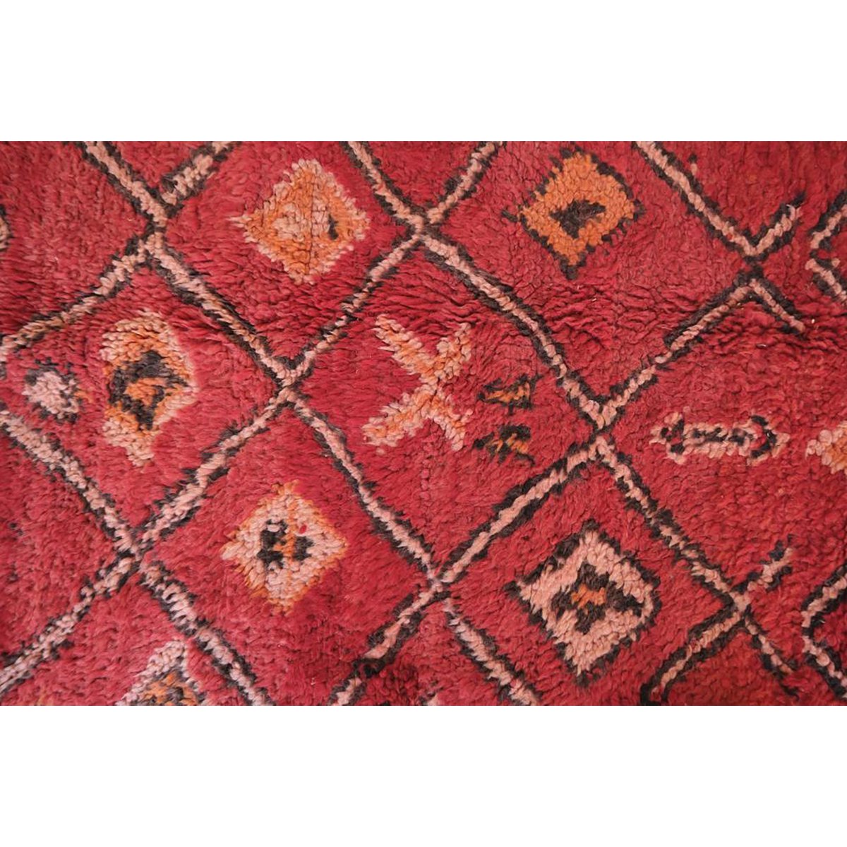 Premium Handmade Moroccan Berber Carpet in Timeless Design