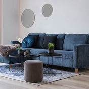 Tapis tissé Serena 160x230cm - Bleu et Crème