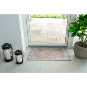 Orlena deurmat - oranje/blauw 50x80 cm