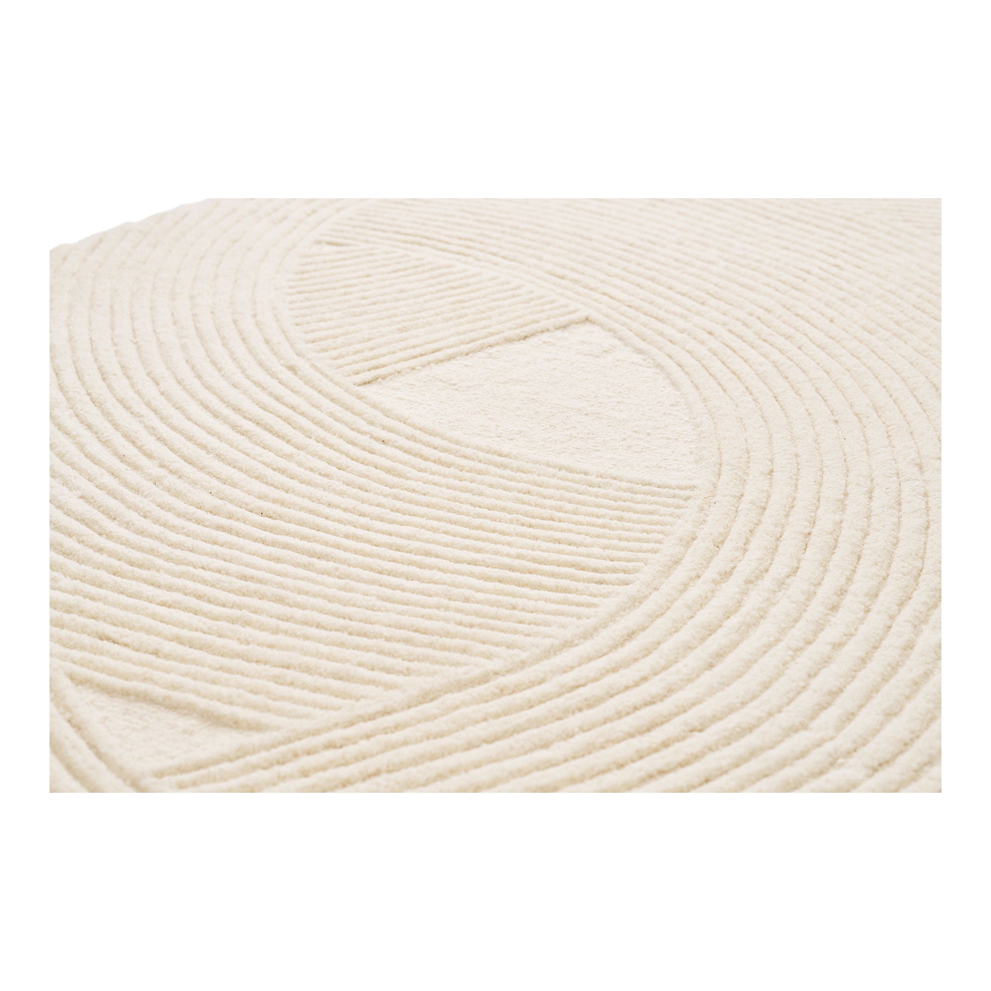 Tapis en laine Eira 160x230 cm – Ivoire