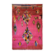 Handcrafted Berber Wool Carpet, Timeless Artisan Design 196x312 cm