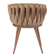 Sophisticated Hand-Finished Wave Chairs in Organic Neutral Tones