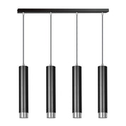LYONN 4 Black Chrome Pendant Lamp