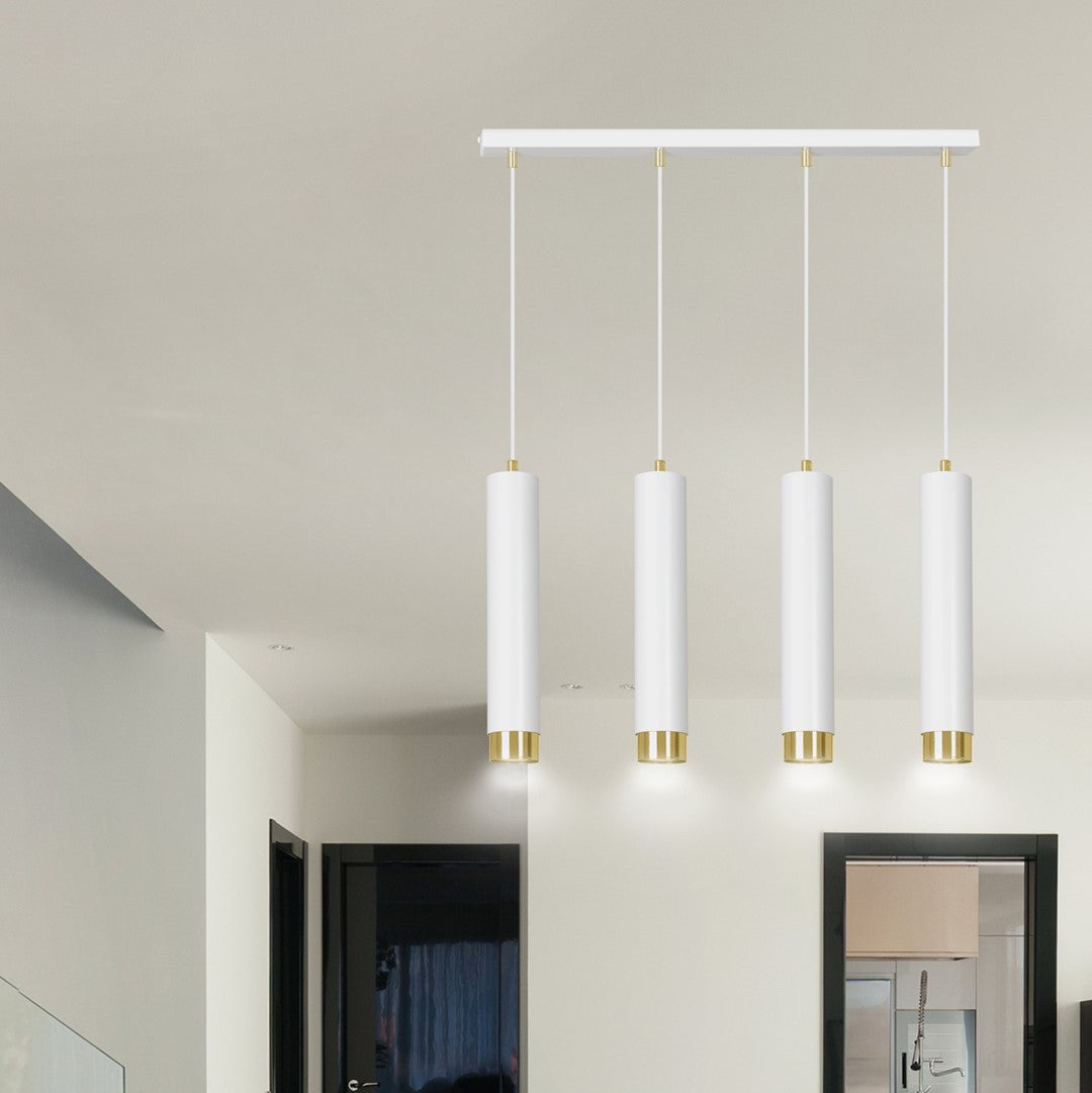 LYONN 4 White Gold Pendant Lamp