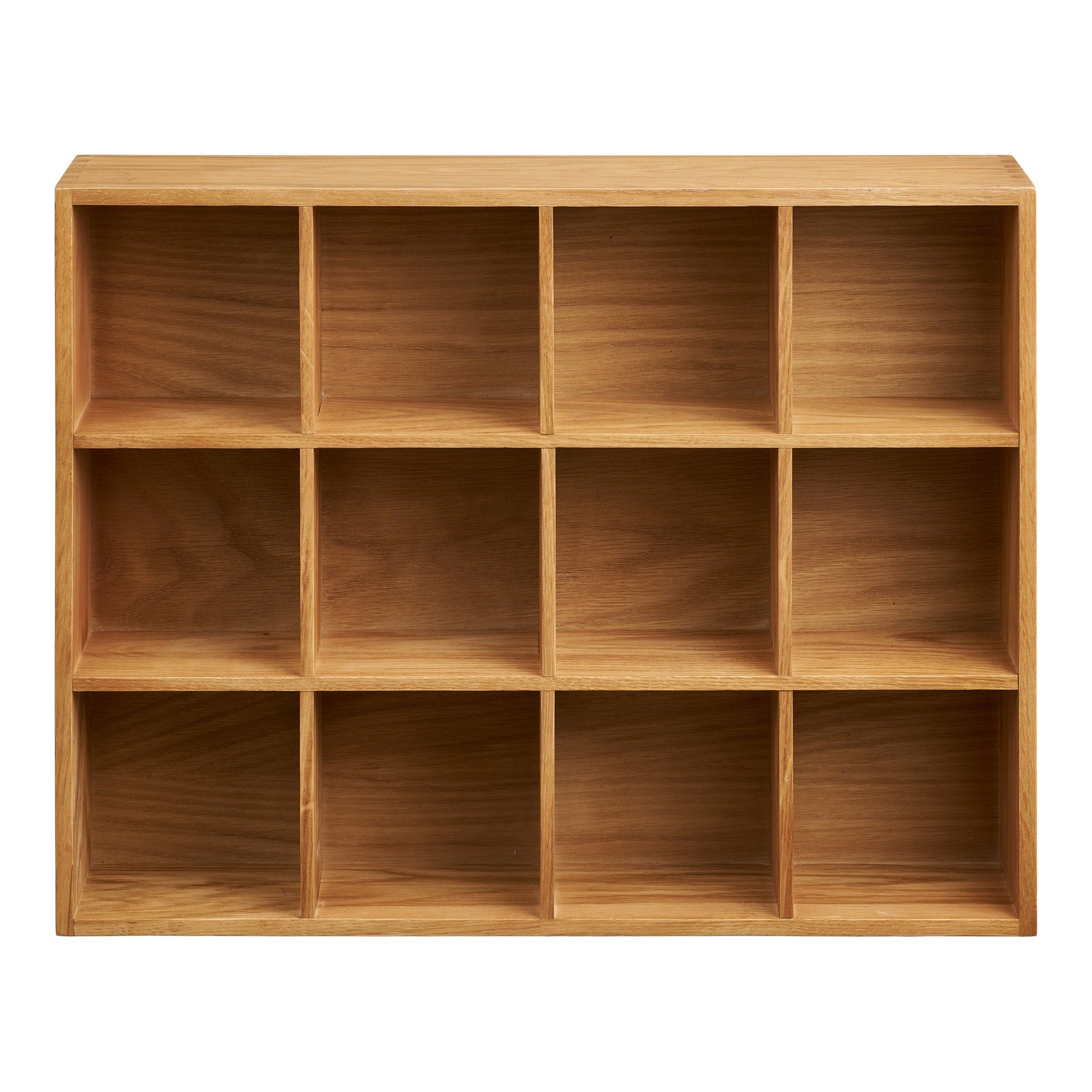 Soria Wall Shelf - Wall shelf, oak wood/oak veneer, natural 39x11x51 cm