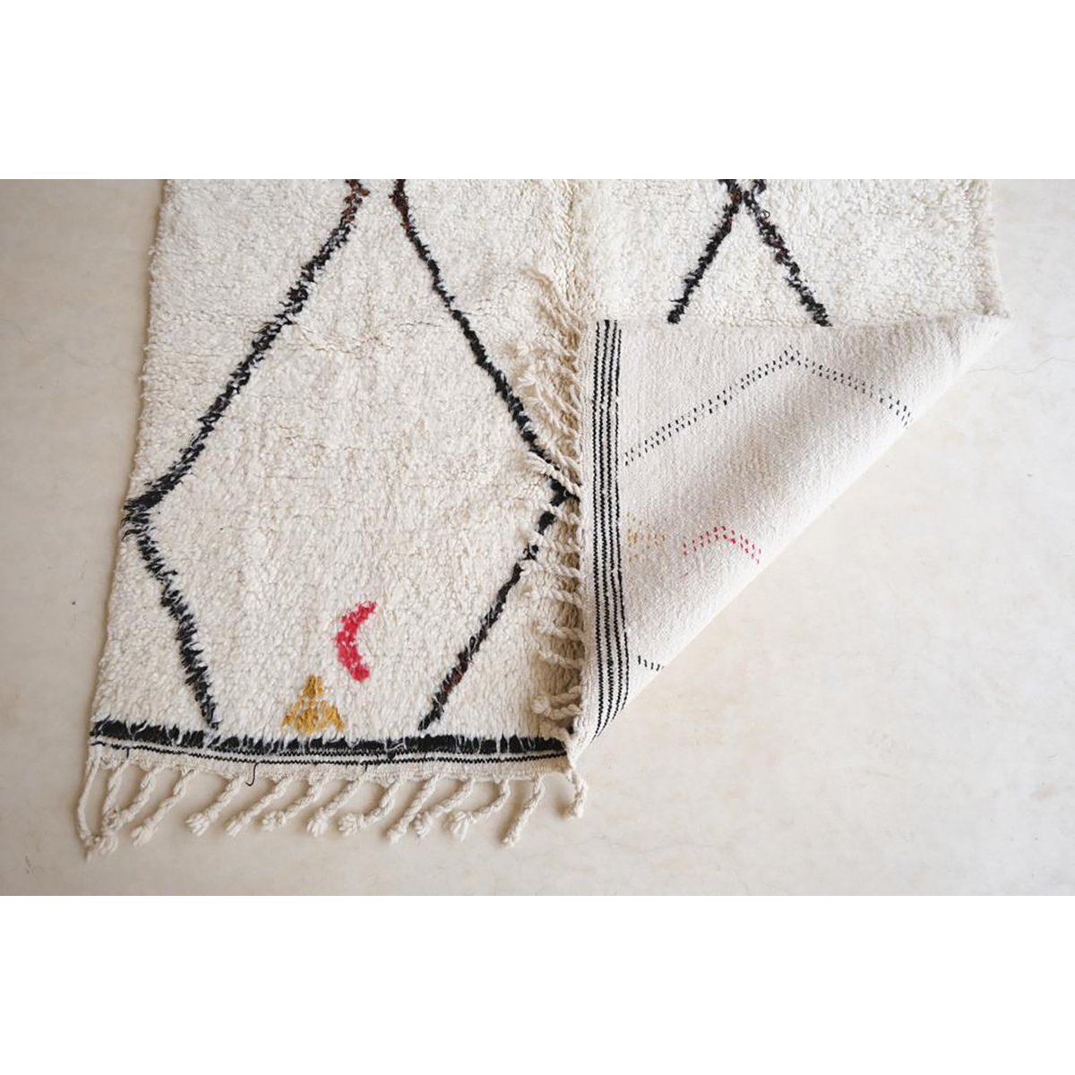 Timeless Handmade Moroccan Berber Carpet in Premium Wool